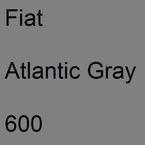 Fiat, Atlantic Gray, 600.